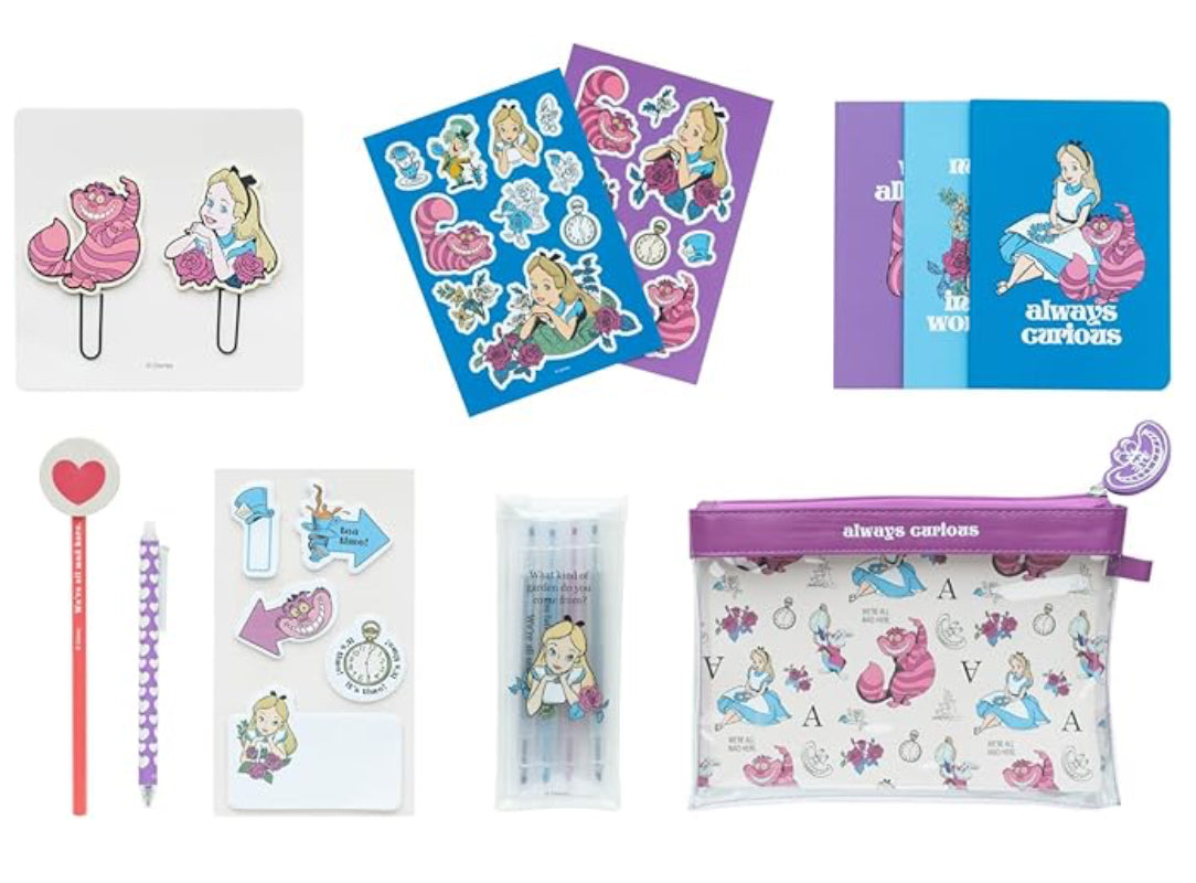 Disney Alice in Wonderland stationary set