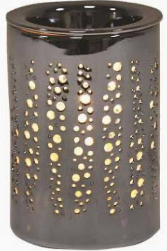 Midnight electric wax melt burner