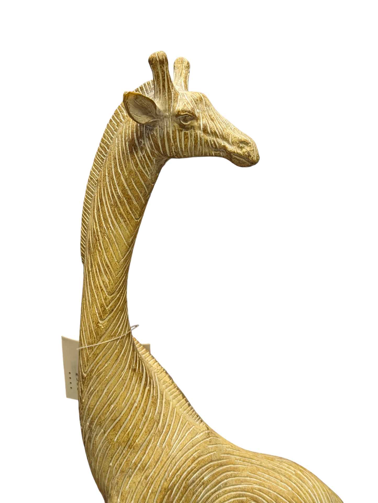Small and Large Wooden Effect Giraffe Figures