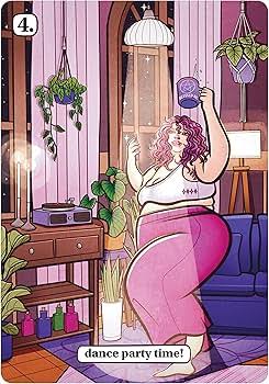 Chubby Witches Night In Oracle Cards