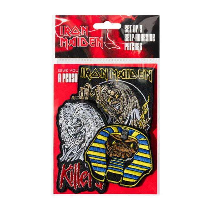 Iron Maiden Patches Set Of Three