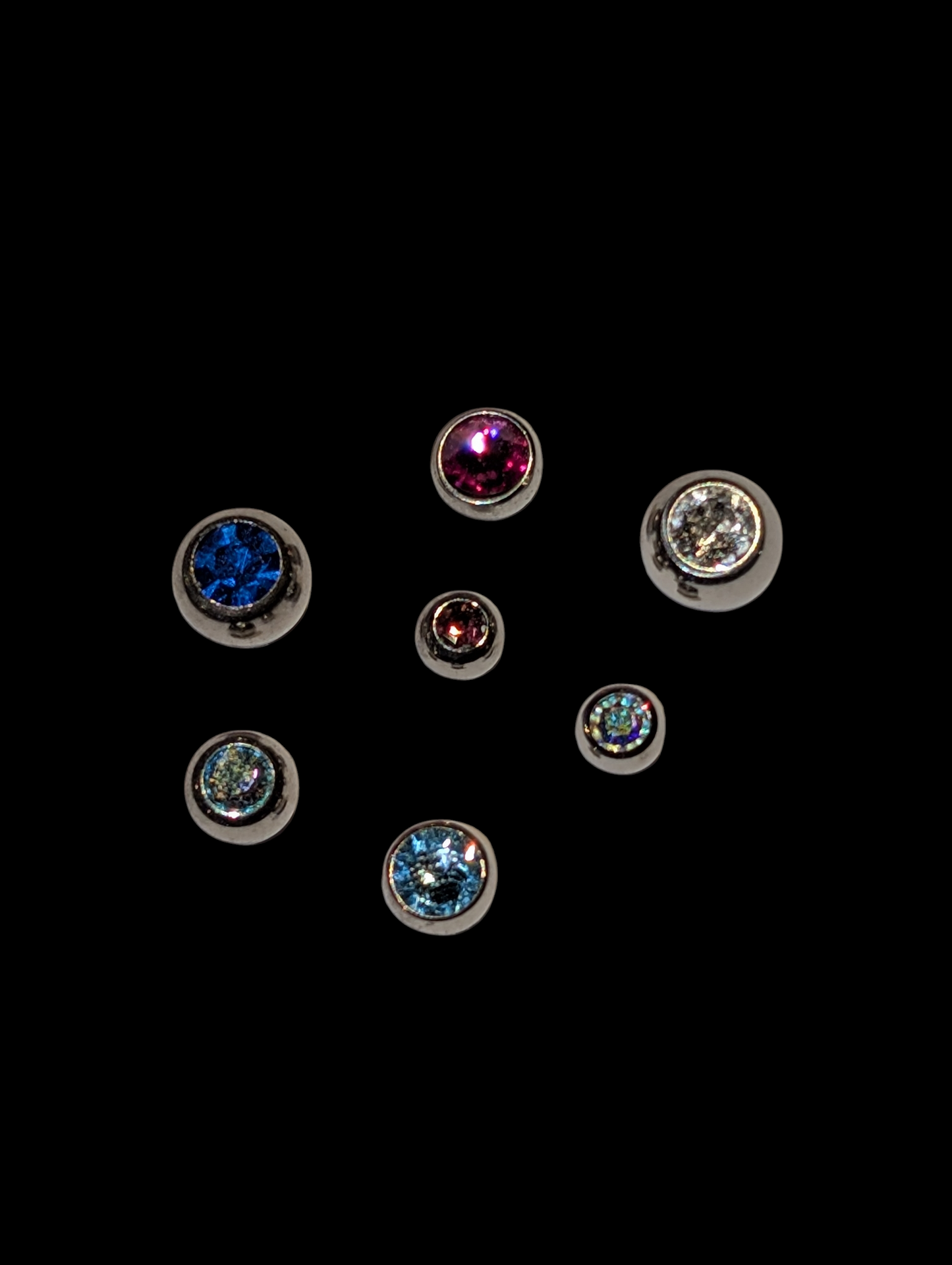 Surgical Steel 1.2/1.6mm Gem Balls