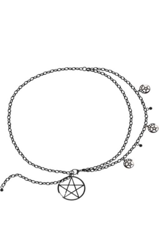 Bright Belladona Pentagram Belt