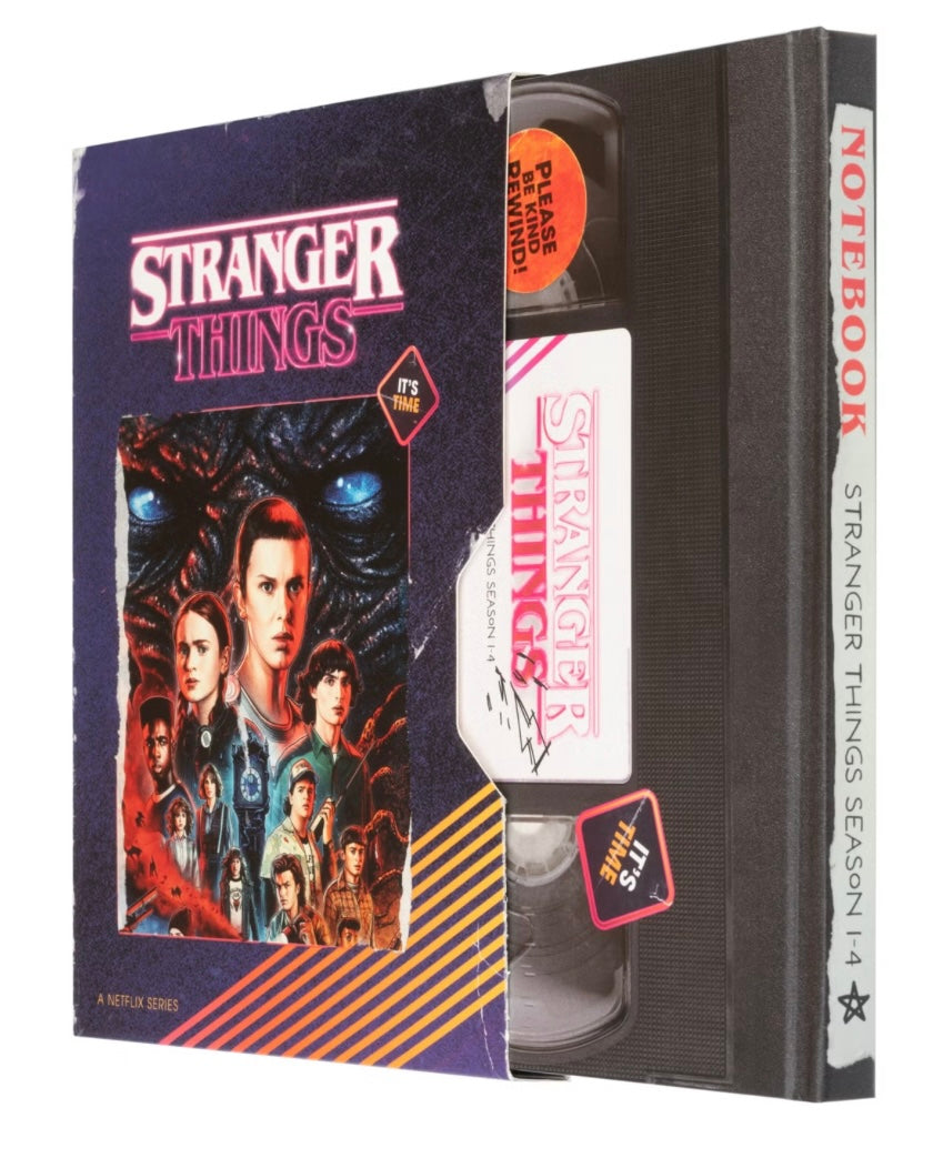 VHS Stranger Things premium notebook