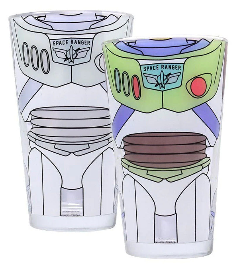 Disney Buzz Lightyear colour changing glass