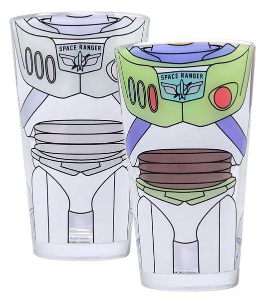 Disney Buzz Lightyear colour changing glass