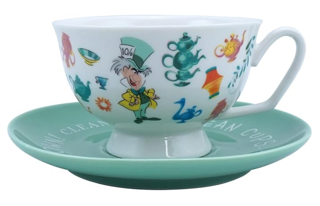 Disney Alice in Wonderland teacup & saucer set