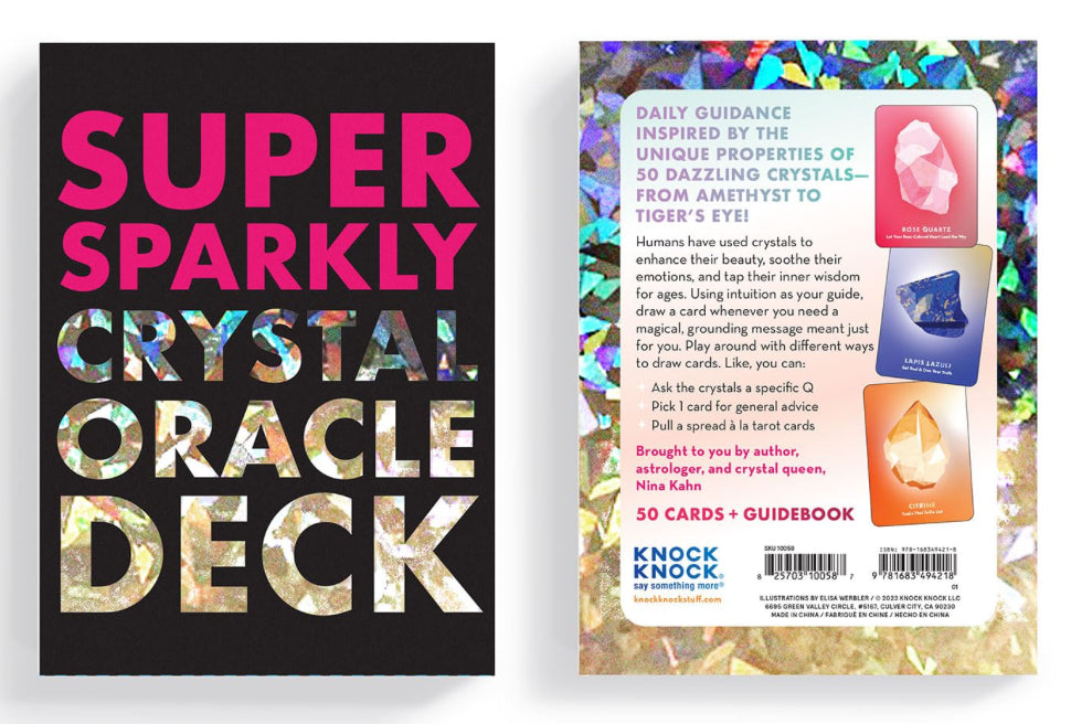 Super Sparkly crystal oracle deck