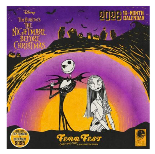 Nightmare Before Christmas 16 month calendar