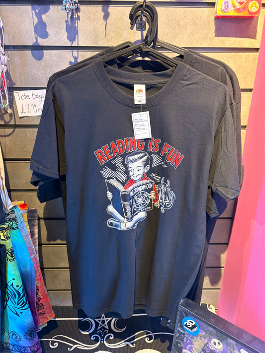 Reading is fun t-shirt