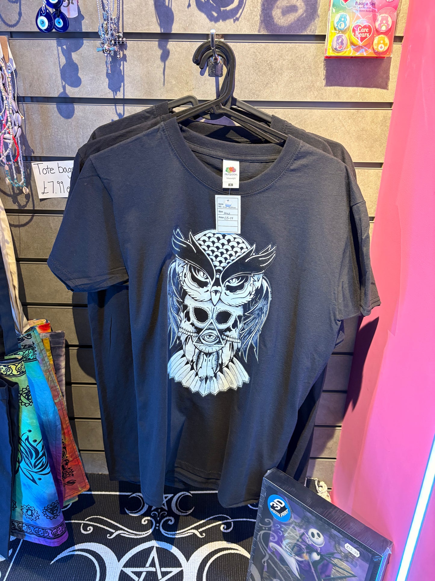 Owl tattoo t-shirt
