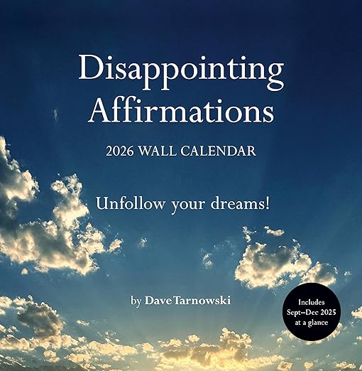 Disappointing affirmations calendar