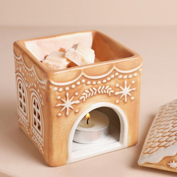 Gingerbread house wax melter
