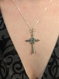 Cross with pentagram