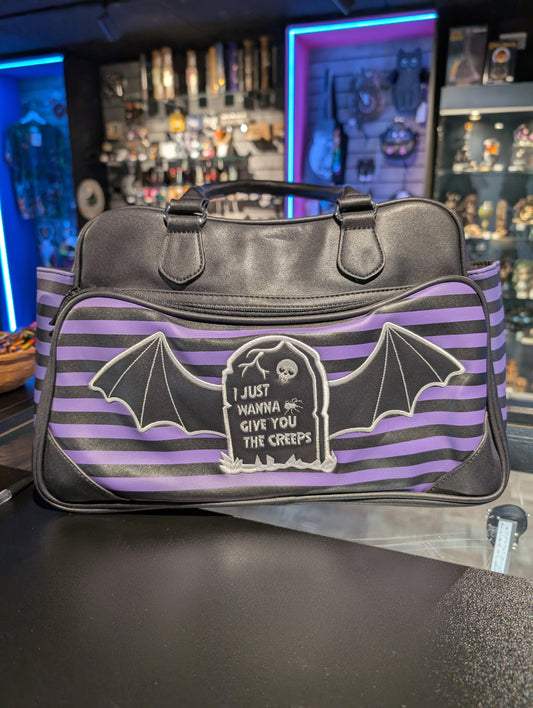 "I just wanna give you the creeps" shoulder bag