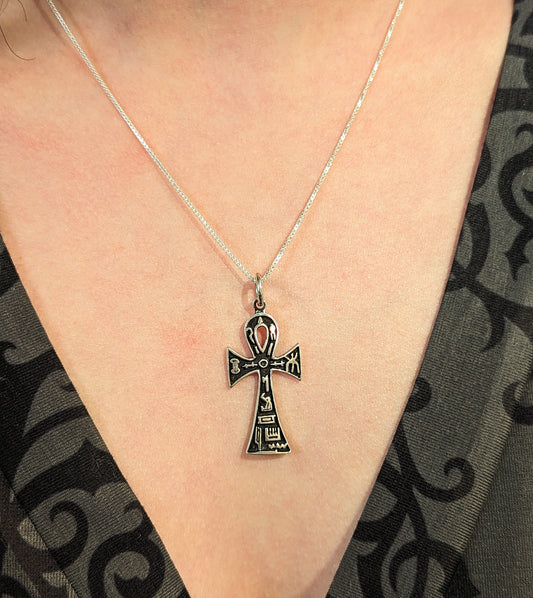 Silver Egyptian Ankh Pendant