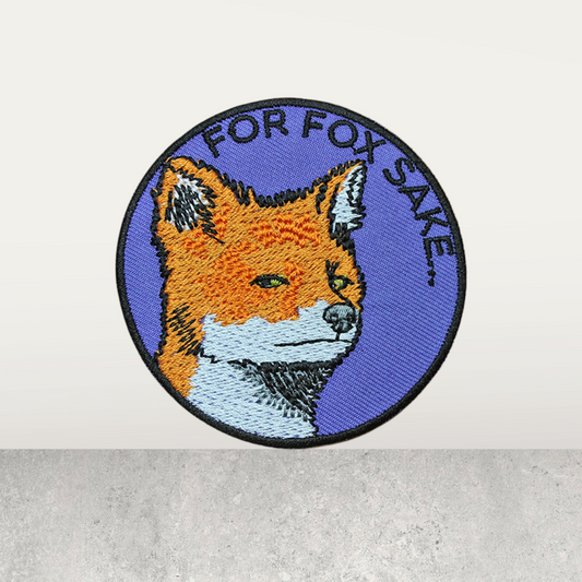 For Fox Sake Iron on Patches