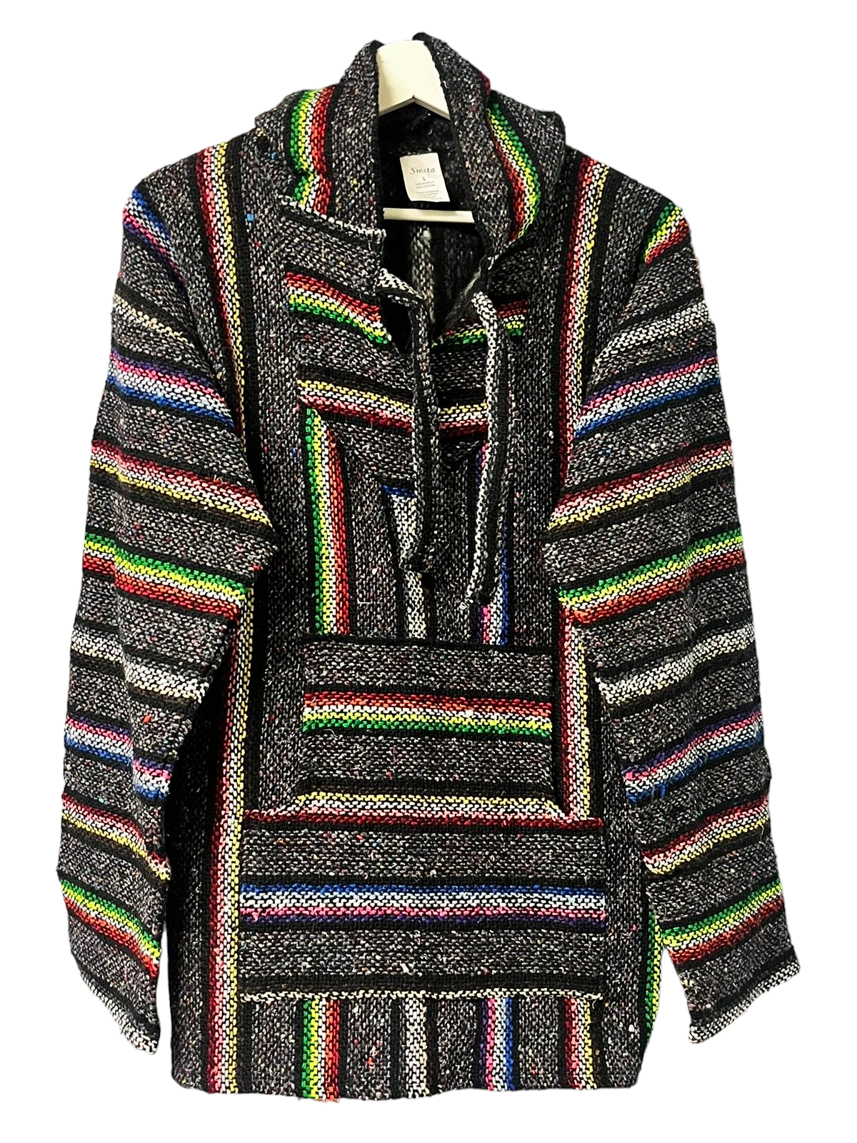 Baja Grey/ Multicoloured Hoodie