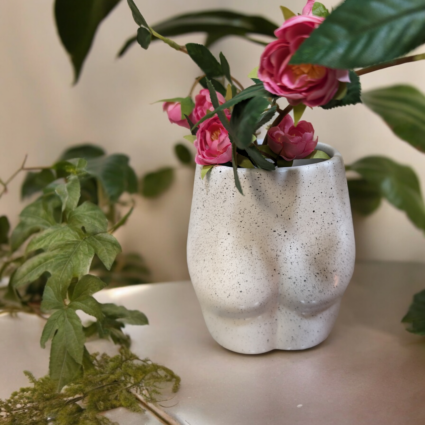 Speckled Bum Vase