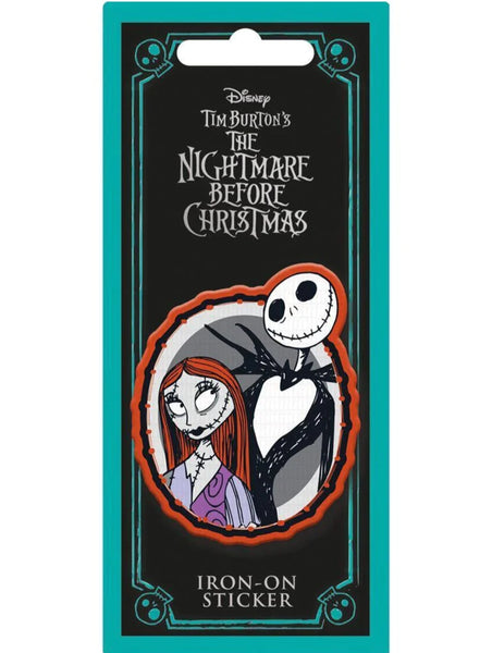 Nightmare before christmas Sally and Jack iron on sticker