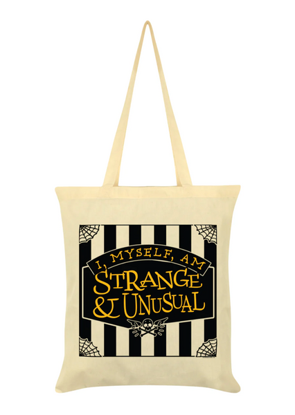 I, myself, am strange and unusual tote bag