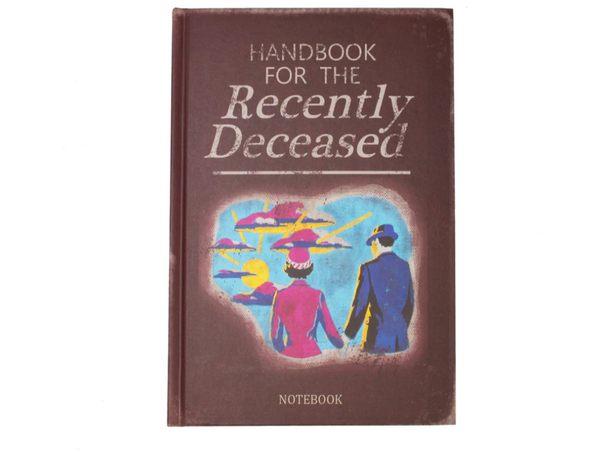 Handbook for the recently deceased notebook