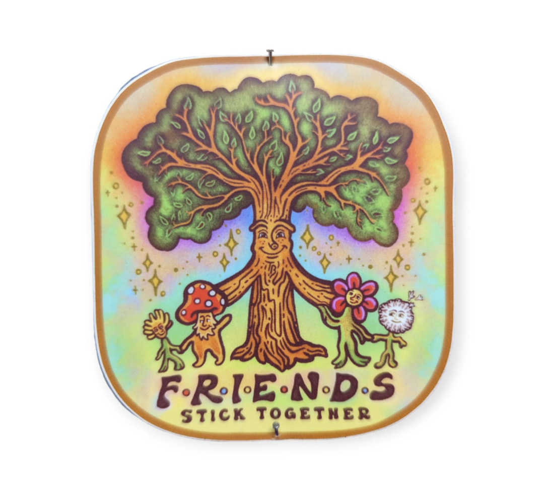 Friends stick together vinyl sticker