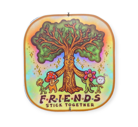 Friends stick together vinyl sticker