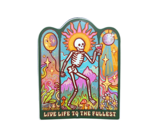 Live life to the fullest vinyl sticker