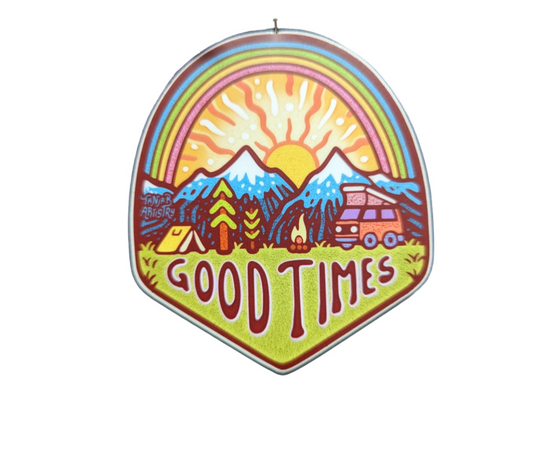 Good times vinyl sticker