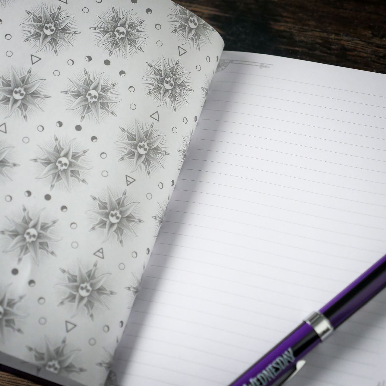 Wednesday prenium A5 notebook with projector pen