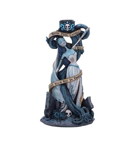 Corpse Bride with this candle vow candle holder
