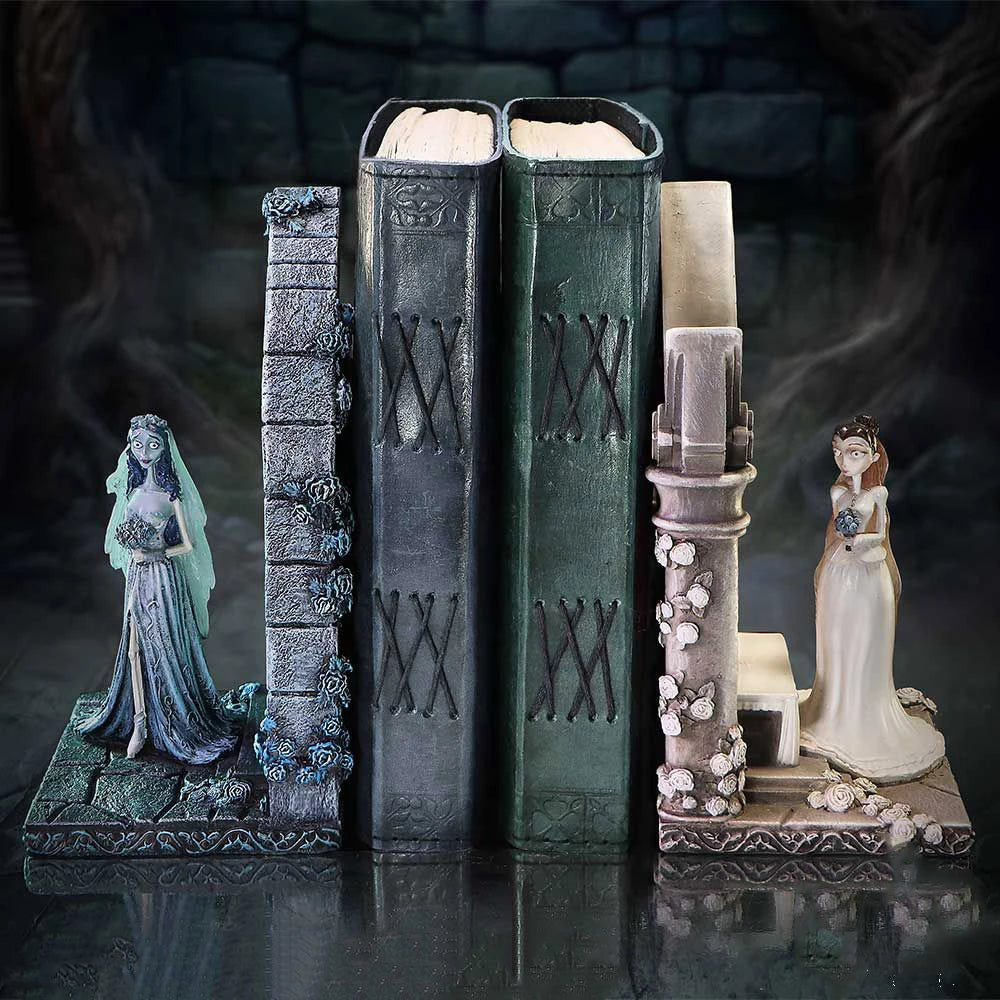 Emily & Victoria Corpse Bride Bookends