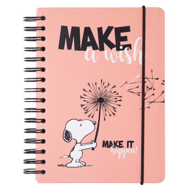 Peanuts Snoopy ‘Make A Wish’ A5 Hardback Notebook
