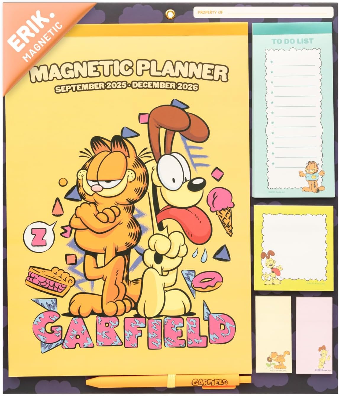 Garfield magnetic planner