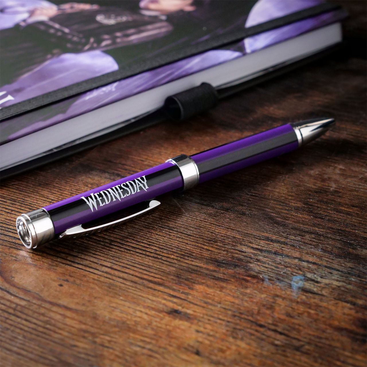 Wednesday prenium A5 notebook with projector pen
