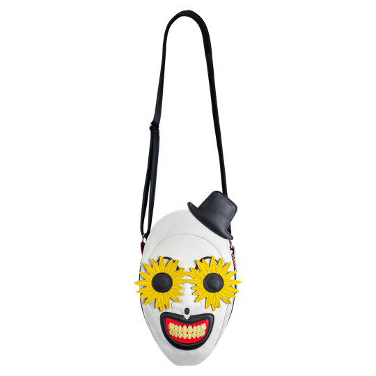 TOTS Terrifier 2 Art the Clown flower glasses bag