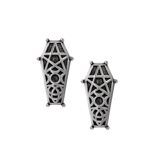 Hex Coffin Earings