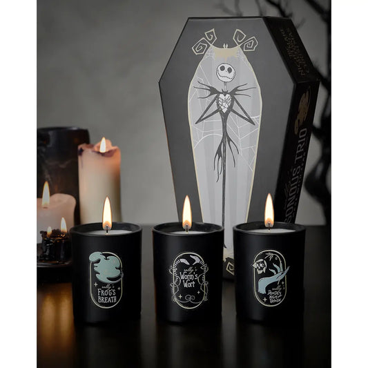 Nightmare Before Christmas poisnous Trio Candle Set