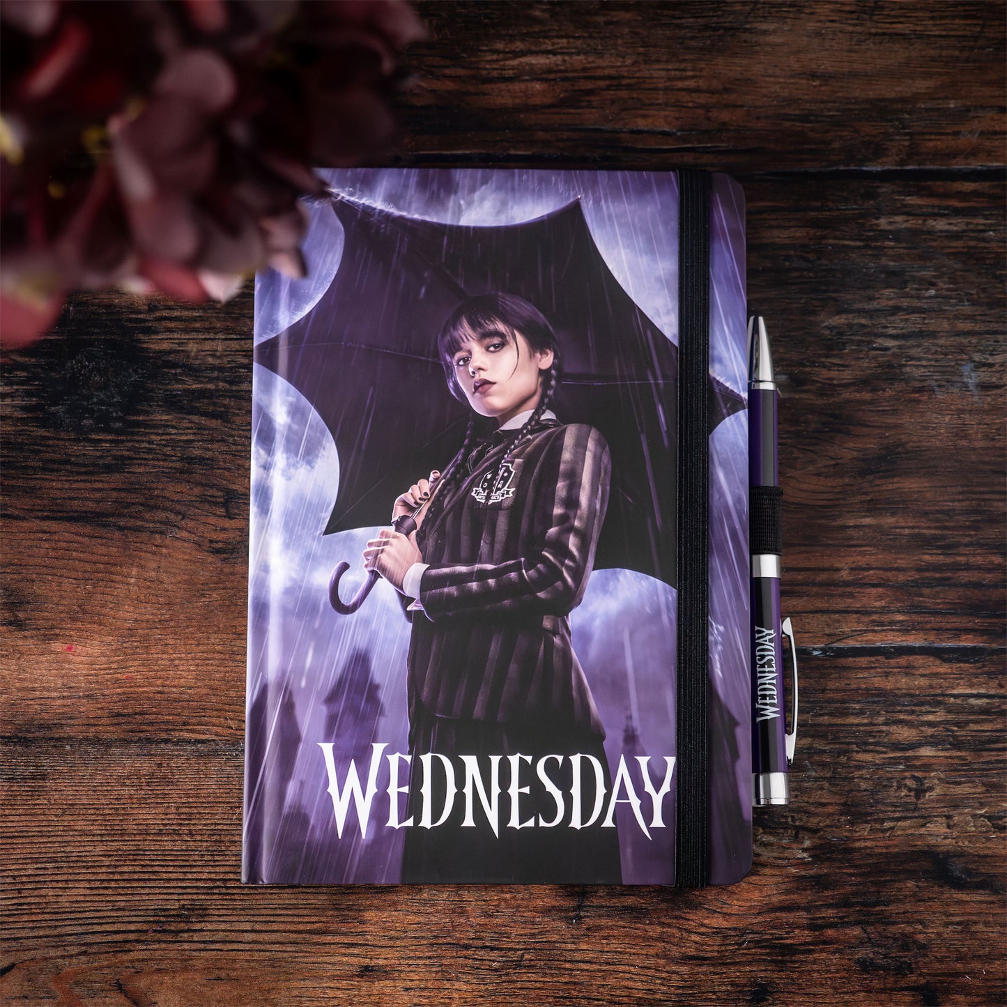 Wednesday prenium A5 notebook with projector pen