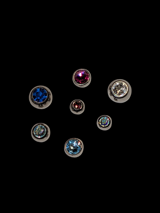 Surgical Steel 1.2/1.6mm Gem Balls