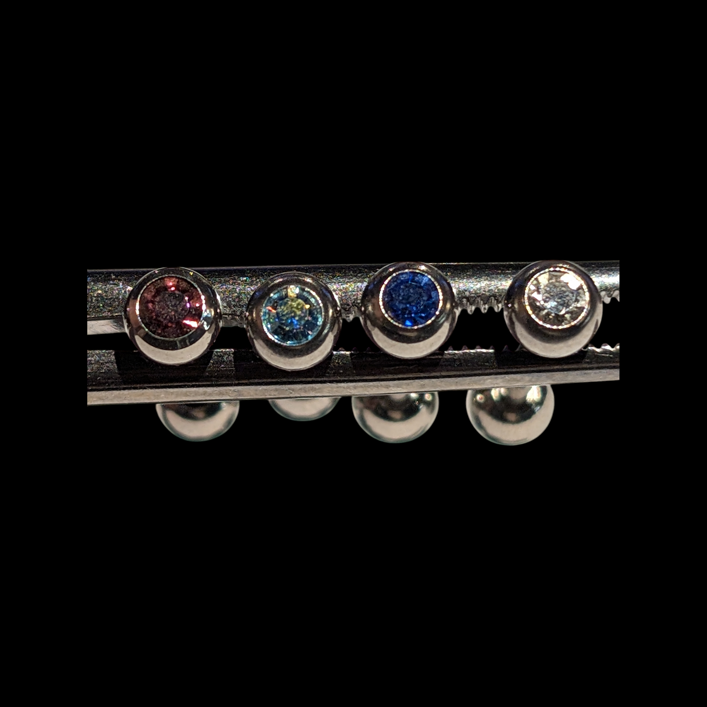 Surgical Steel Gem Barbells