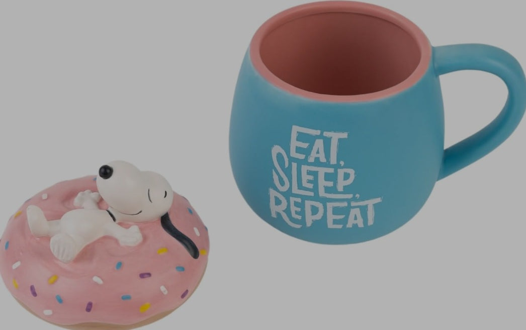 Snoopy 3D mug with lid