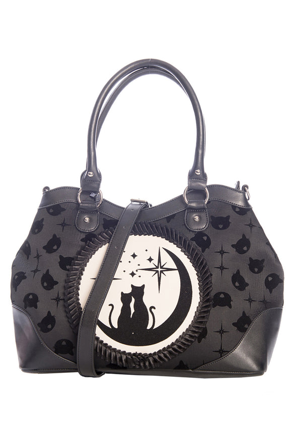 Alternative Lunar Sisters Cat Bowler Handbag