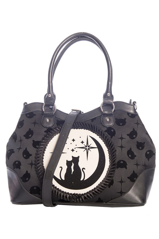 Alternative Lunar Sisters Cat Bowler Handbag