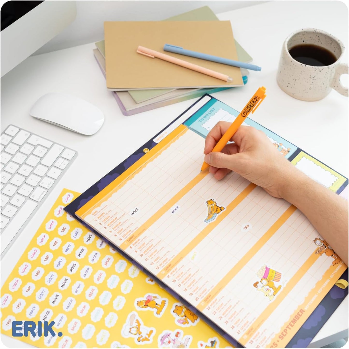 Garfield magnetic planner
