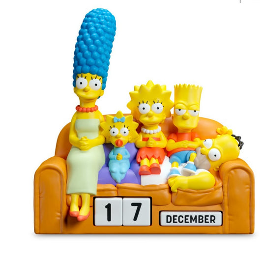 The Simpsons family 3D perpetual calendar