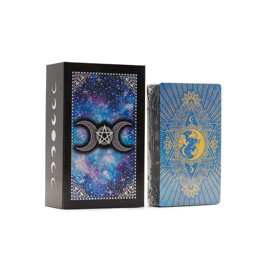 Blue Foil-Triple Moon Tarot Cards