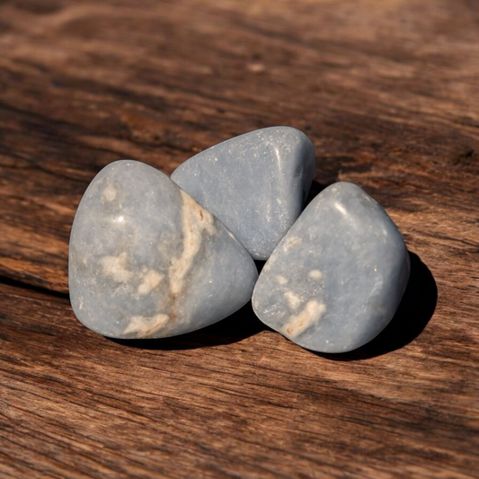 Angelite tumble stone