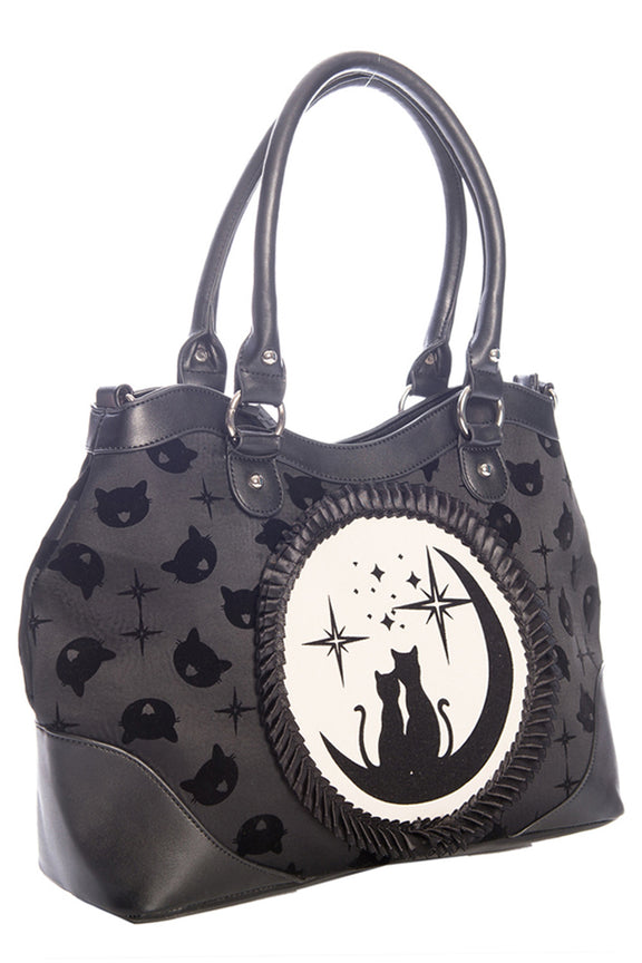 Alternative Lunar Sisters Cat Bowler Handbag